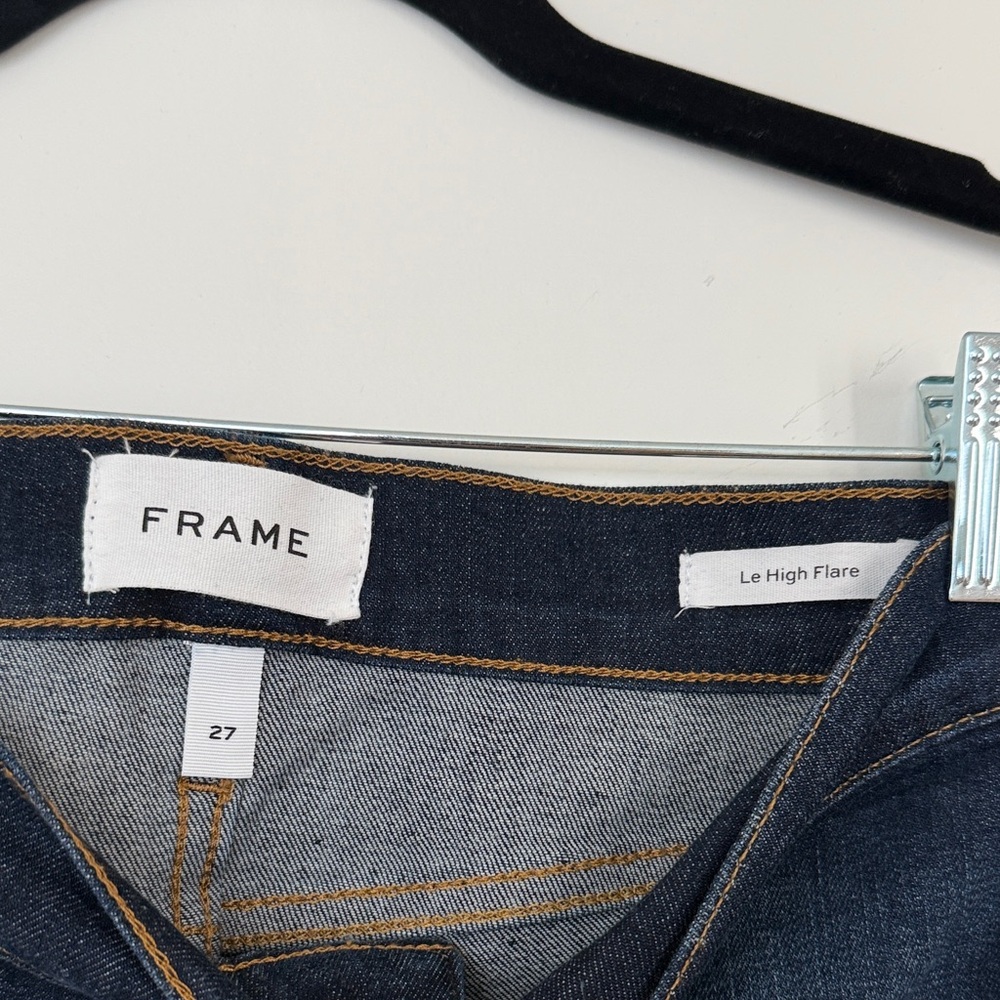 Frame Denim Dark Blue Flare Jeans